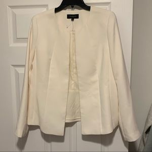 Talbots NWOT Ivory Polyester Blazer